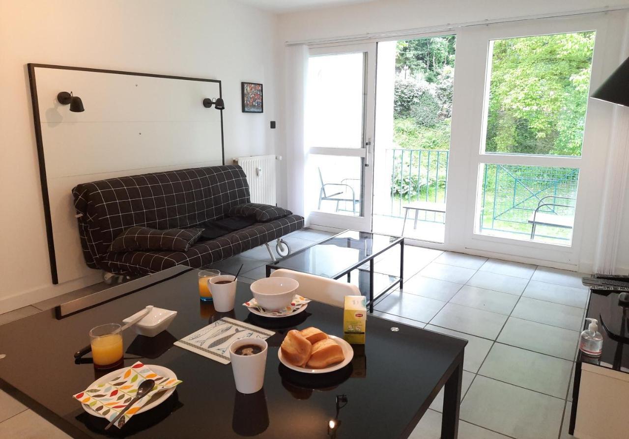 La Poterie - Appartement Avec Balcon Et Parking Prive Quimper Kültér fotó